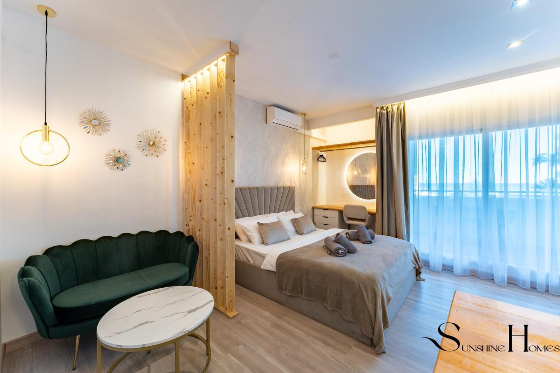 Seaview Beachfront Studio With Aqua Park & Balcony Benalmádena Esterno foto