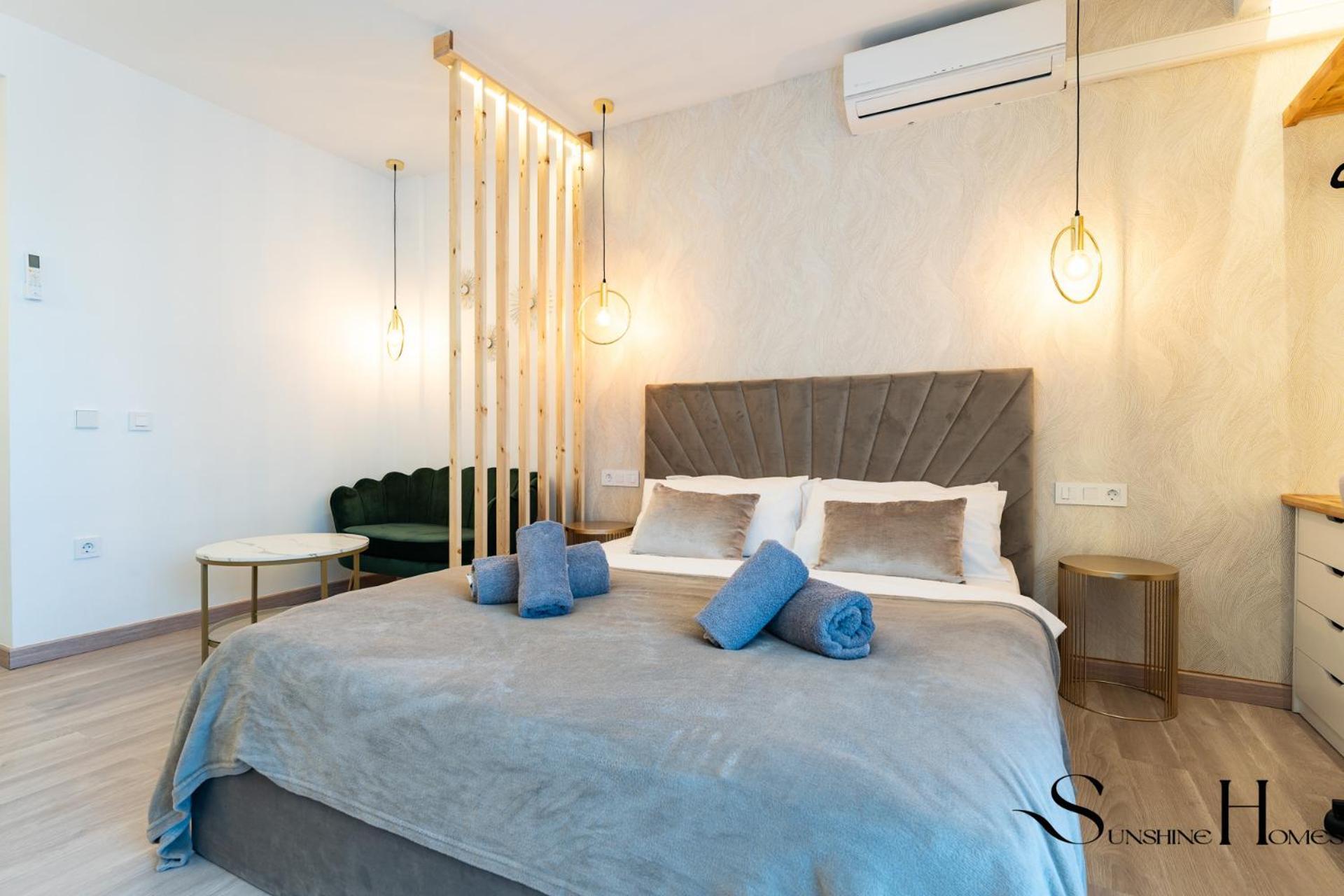 Seaview Beachfront Studio With Aqua Park & Balcony Benalmádena Esterno foto